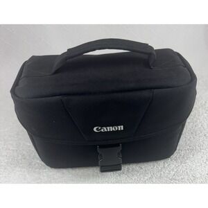 Canon EOS Shoulder Bag (Black) No Divider Plus Camera Strap